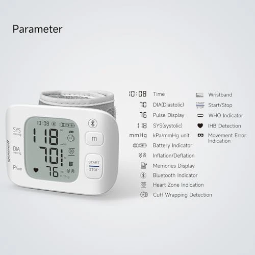 Smart Wrist Blood Pressure Monitor — Blood Pressure Monitors, Yuwell