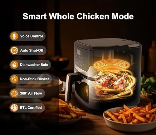 SmartVoice 6-in-1 Air Fryer — Air Fryers, Emerson