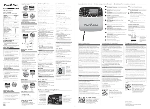 Timer and Smart WiFi Module Bundle for Indoor Irrigation Sprinkler Controller — Controllers, Rain Bird
