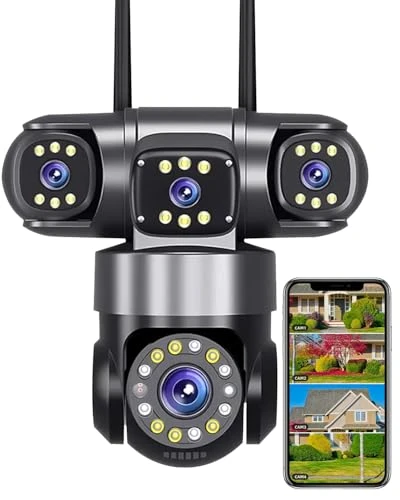 4-Lens Security Camera System — Outdoor Security Cameras, GUDFIDELIO