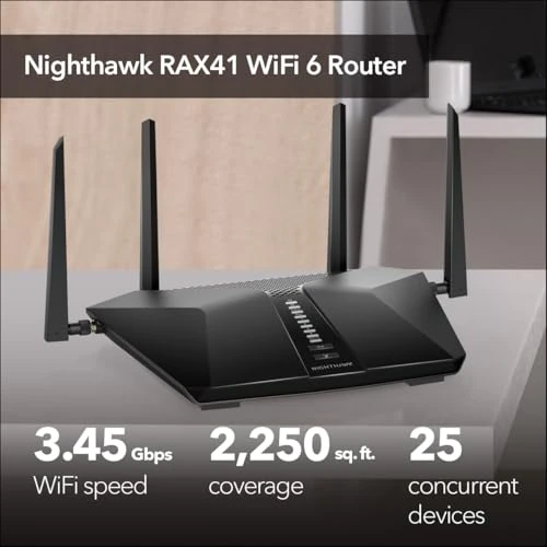 5-Stream AX3600 Dual-Band WiFi 6 Router — Routers, NETGEAR