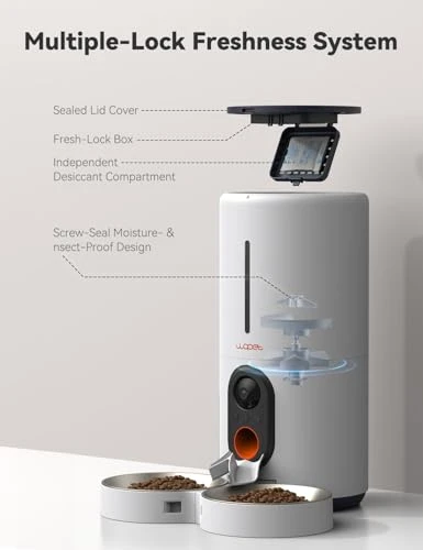 Automatic Pet Feeder with Camera — Automatic Feeders, WOPET