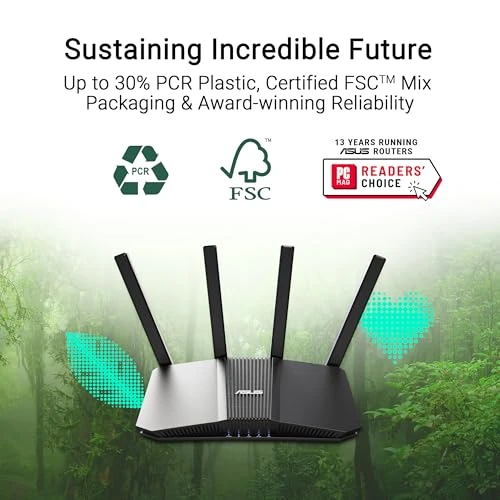 Dual-Band WiFi 7 Smart AiMesh Extendable Router — Routers, Asus