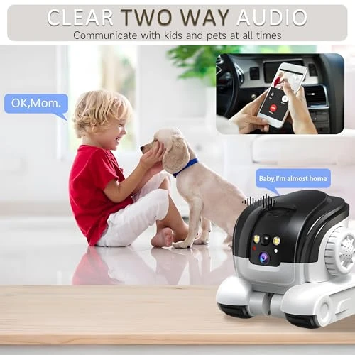 Movable Dual-Lens Indoor Pet Camera — Cameras & Monitors, OROMVO