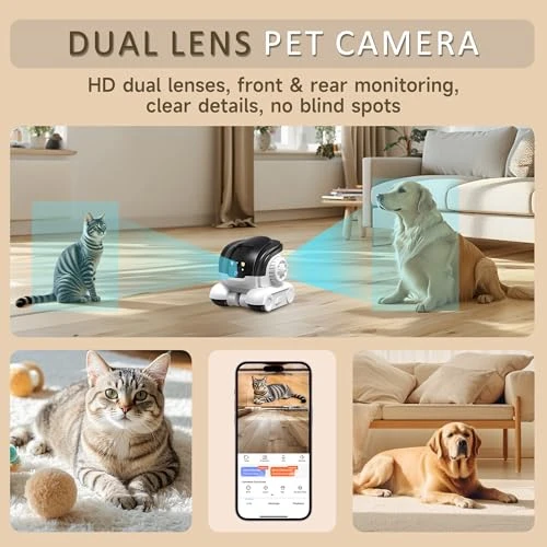 Movable Dual-Lens Indoor Pet Camera — Cameras & Monitors, OROMVO