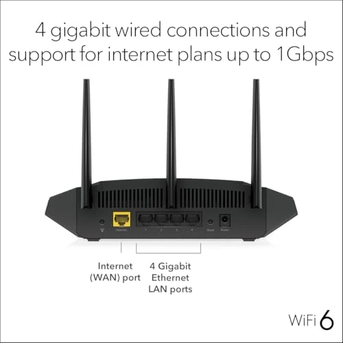 Nighthawk WiFi 6 Router — Routers, NETGEAR