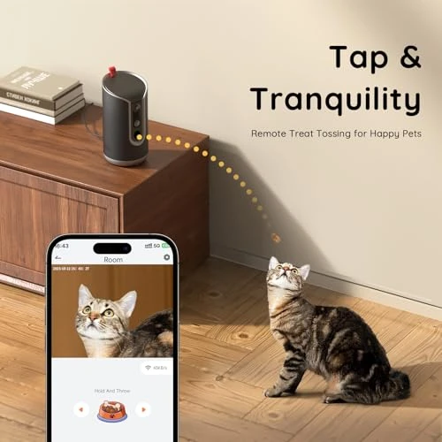 Pet Camera Treat Dispenser — Cameras & Monitors, TKENPRO