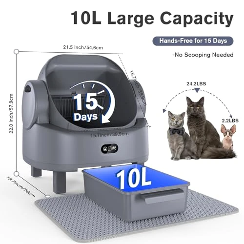 Self Cleaning Cat Litter Box — Waste Bins, LUODIER