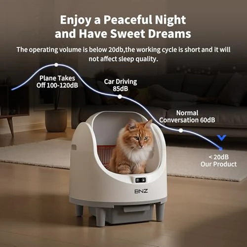 Self-Cleaning Cat Litter Box — Waste Bins, BNZ