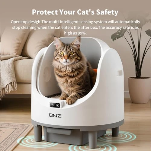 Self-Cleaning Cat Litter Box — Waste Bins, BNZ
