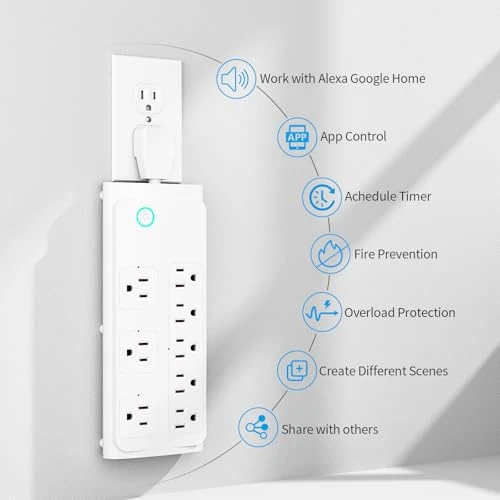 Smart Power Strip Outlet Extender — Power Solutions & Surge Protection, bototek