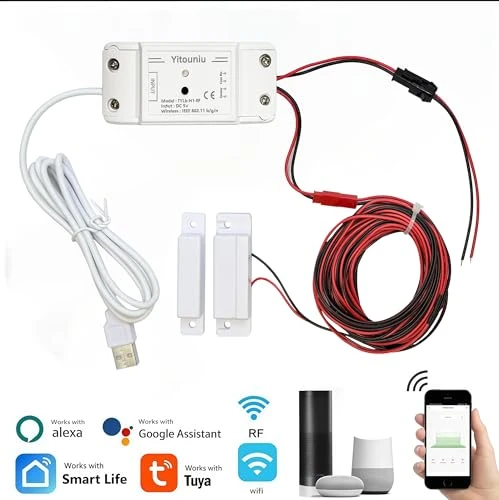 Smart WiFi Garage Door Opener Controller, Yitouniu