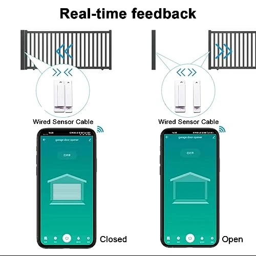 Smart WiFi Garage Door Opener Controller, Yitouniu