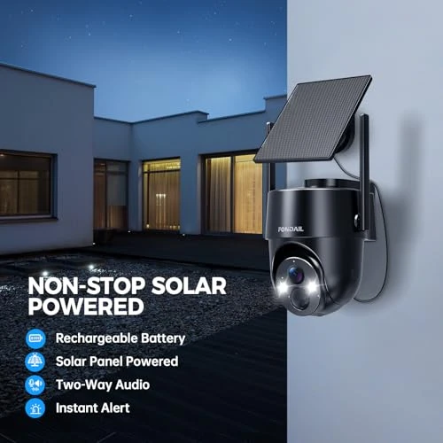 Solar Security Camera — Outdoor Security Cameras, FONDAIL