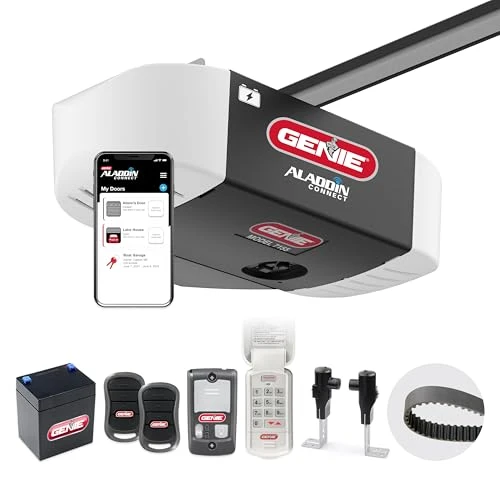 StealthDrive Smartphone-Controlled Belt Drive Garage Door Opener — Opener Systems, Genie