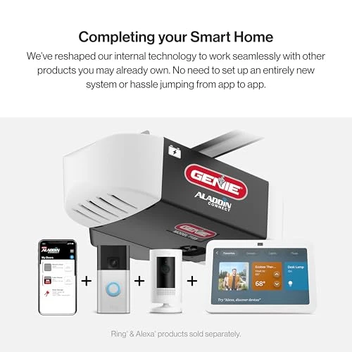 StealthDrive Smartphone-Controlled Belt Drive Garage Door Opener — Opener Systems, Genie