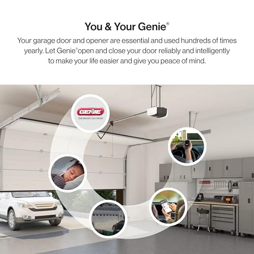 StealthDrive Smartphone-Controlled Belt Drive Garage Door Opener — Opener Systems, Genie