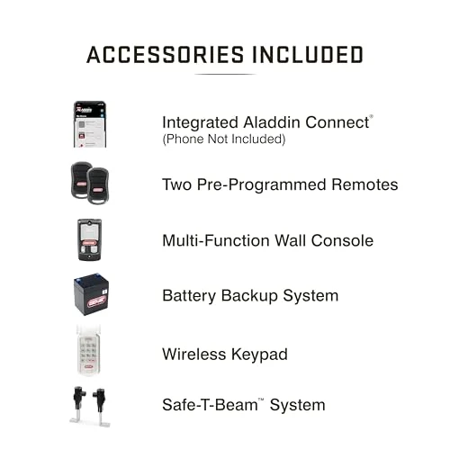 StealthDrive Smartphone-Controlled Belt Drive Garage Door Opener — Opener Systems, Genie