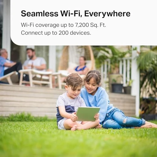 Tri-Band WiFi 6E Mesh System — Routers, TP-Link