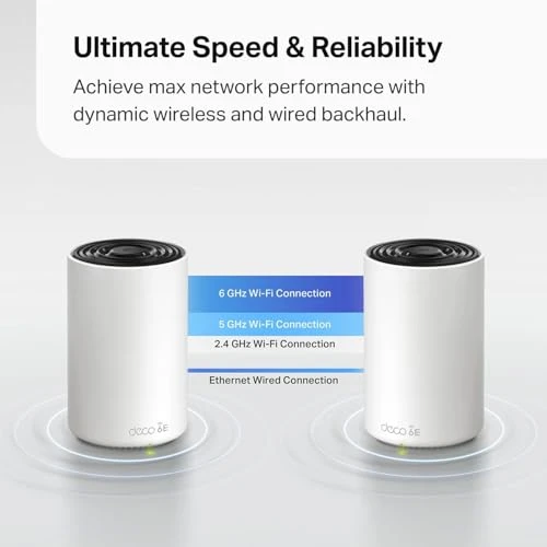 Tri-Band WiFi 6E Mesh System — Routers, TP-Link