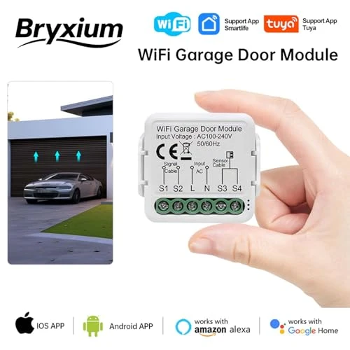 Universal Wireless Garage Door Opener — Smart Home Modules, Bryxium