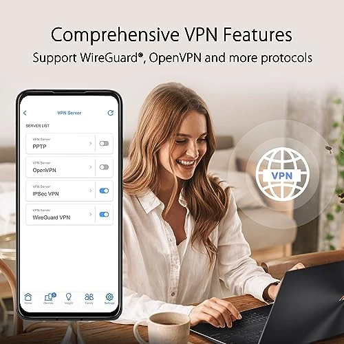 Whole-Home Tri-Band Mesh WiFi 6 System — Routers, Asus