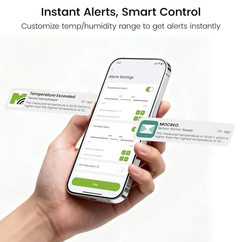 WiFi Reptile Hygrometer Indoor Thermometer — Hygrometers, MOCREO