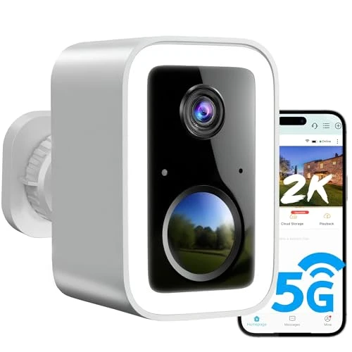 Wireless Outdoor Security Camera with Spotlight and Siren — Outdoor Security Cameras, vebiliki