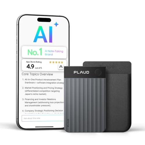 AI Voice Recorder with Transcription and Summarization — Voice Recognition & Productivity Software, Plaud