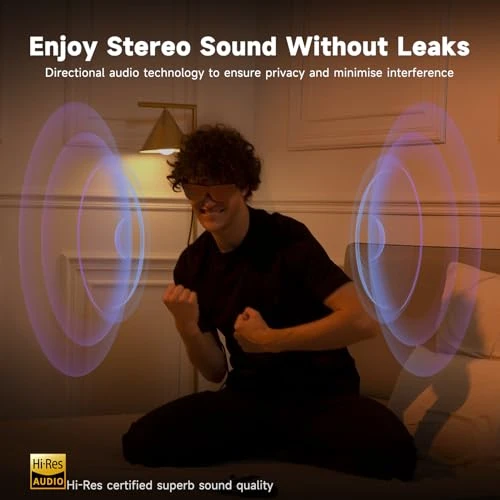 AR Glasses with T-Box, Portable Massive Screen, Myopia Adjustable, Smart Glasses — Smart Glasses, TQSKY