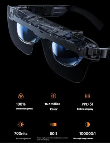 AR Smart Glasses with 188-inch Screen Display — Immersive Viewing, Meizu