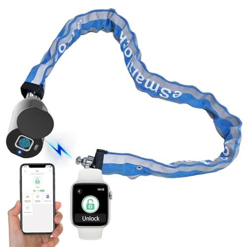 Fingerprint Bike Chain Lock — Chain, Dhiedas