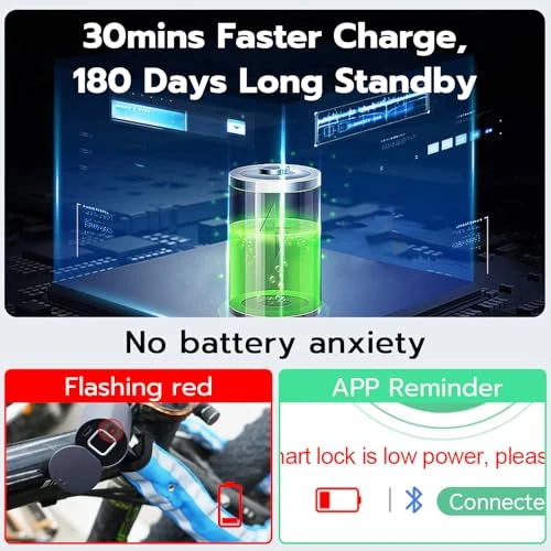 Fingerprint Bike Chain Lock — Chain, Dhiedas