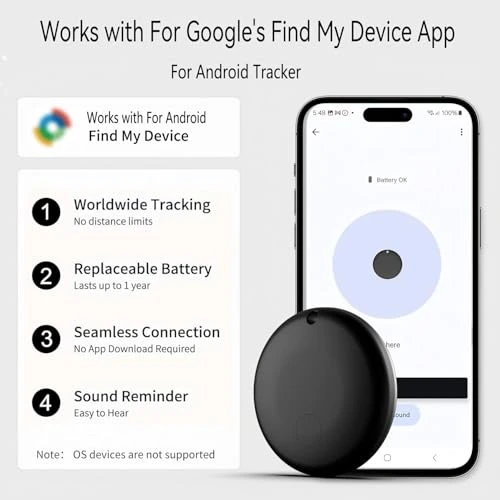 GPS Tracker for Vehicles, Hidden Tracking Device, Smart Tag with Audio — Item Locators, MIUXGIO