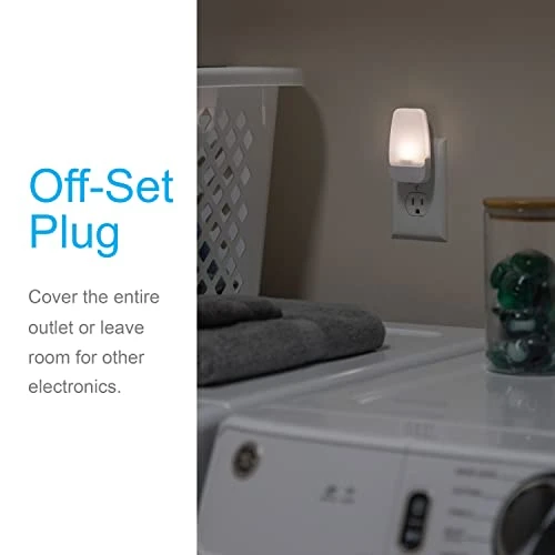 LED Night Light, Plug-in, Dusk to Dawn Sensor, Warm White, 2 Pack — Night Lights, GE