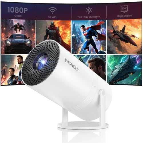 Mini Projector with WiFi and Bluetooth — Home Theater Projectors, WISHOLY