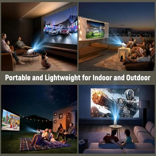 Mini Projector with WiFi and Bluetooth — Home Theater Projectors, Pisodawn