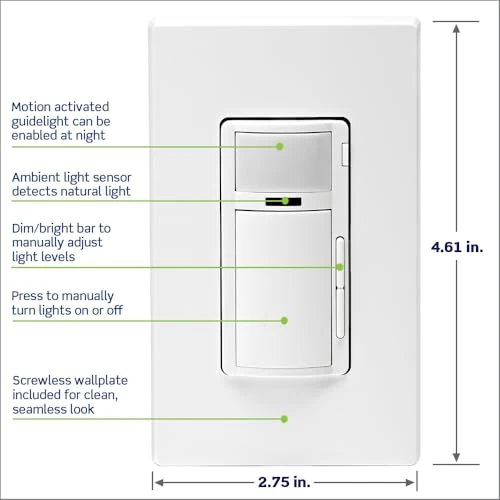 Motion Sensing Dimmer Switch — Dimmer Switches, Leviton