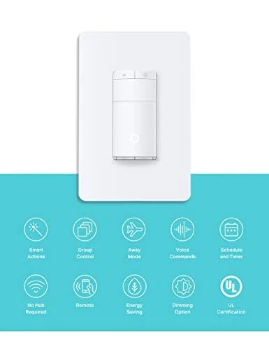 Motion Sensor Dimmer Light Switch — Smart Motion Sensors, Kasa Smart