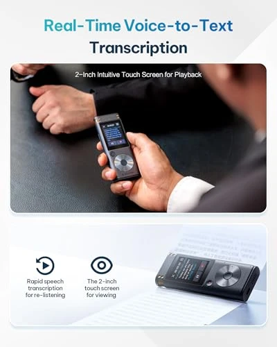 Offline Voice Recorder with Playback — Translator Device, iFLYTEK