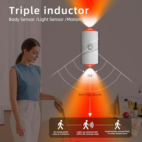 Rechargeable RGB Motion Sensor Night Light — Night Lights, XXMANX