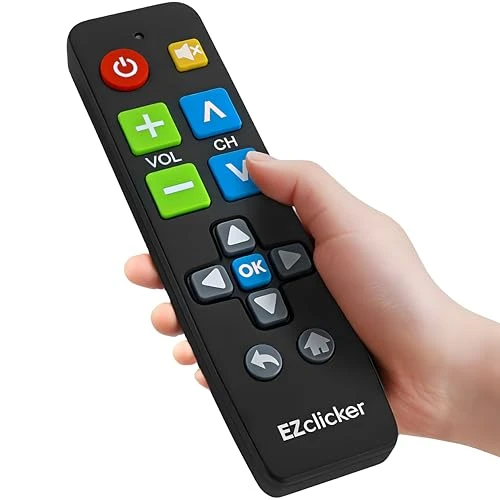 Replacement TV Remote with Big Buttons — Remote Controls, EZClicker