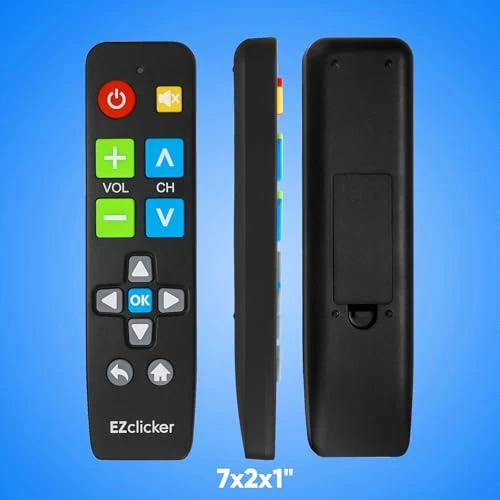 Replacement TV Remote with Big Buttons — Remote Controls, EZClicker