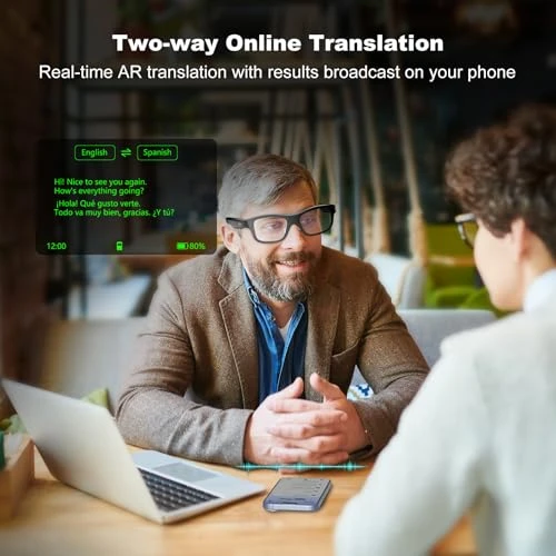Smart AR Glasses with Real-Time Translation — Smart Glasses, iTour