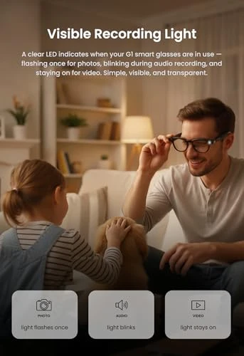 Smart Glasses with Camera and Bluetooth — Smart Glasses, DPVR