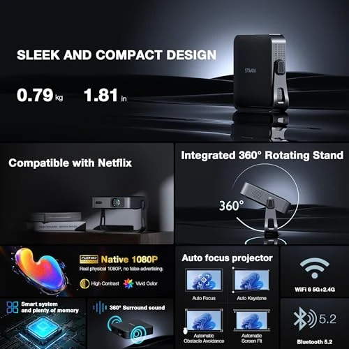 Smart Mini Projector — Home Theater Projectors, VOPLLS