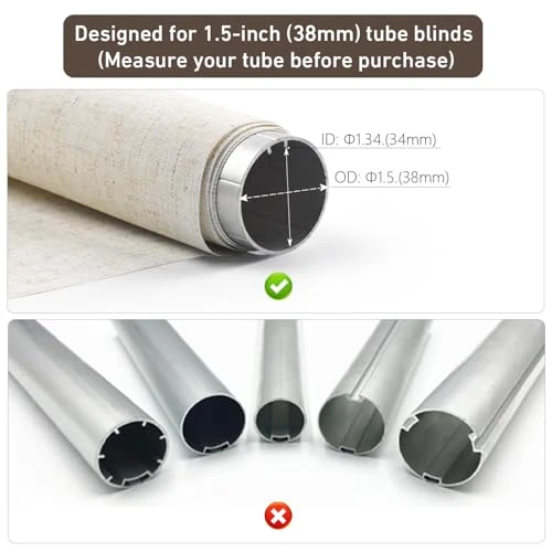 Smart WiFi Blinds Motor for 1.5-inch Tubes — Honeycomb, Rollerhouse