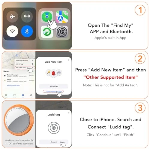 Tracker Tags 4-Pack — Item Locators, Tukio