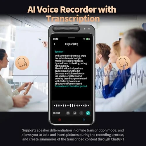 Voice Recorder with AI Transcription, Summarization, and Translation — Language Translators, HUREWA