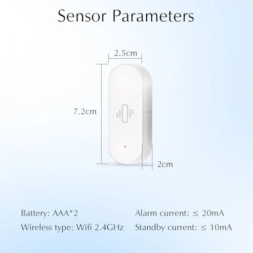 WiFi Vibration Sensor — Smart Home Security, Chatthen